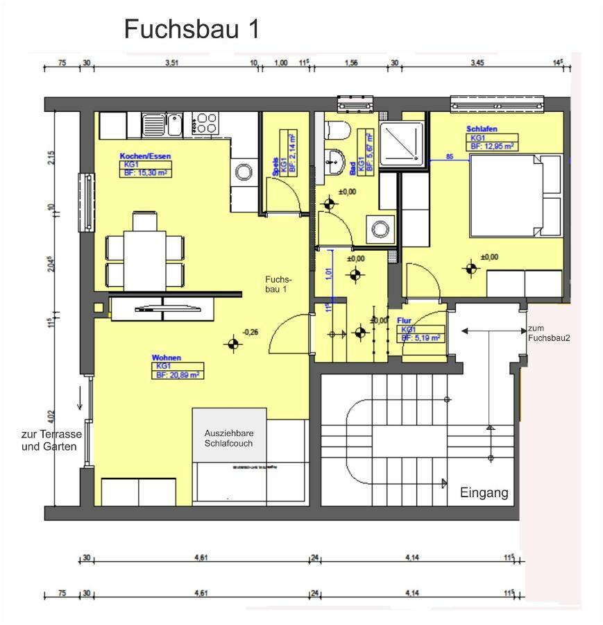 Appartement Zum Fuchsbau à Hettstadt Extérieur photo
